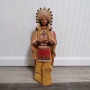 Pacific Rim Native American Cubist Indian Chief